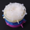 Douyin's best-selling 6-piece set of silicone food preservation LIDS, multi-functional kitchen fruit and vegetable preservation film silicone bowl LIDS details Picture